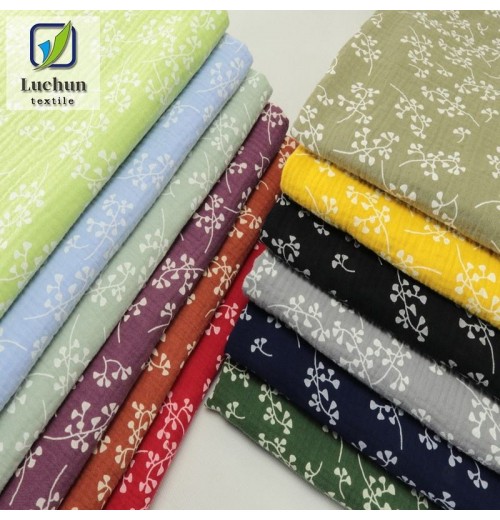 Double Layer Gauze Drape Print Pajama Children's Clothing Blanket fabric Seersucker Spot SalesSpot Direct Sale Double Layer Gauze Drape Print Pajama Children's Clothing Blanket fabric Seersucker Spot SalesSpot Direct Sale